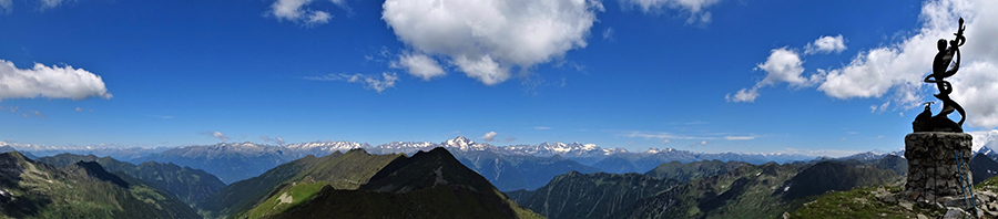 CIMA CADELLE (2483 m) dalla Baita del Camoscio il 23 giu. 2018